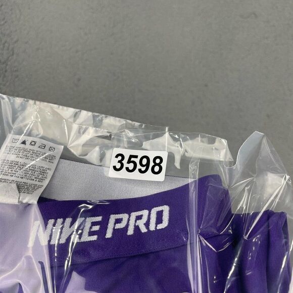 NIKE Dri Fit Pro Base Layer Womans Capri Athletic Medium Purple - Picture 10 of 10